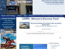 Tablet Screenshot of discoverytravel.us